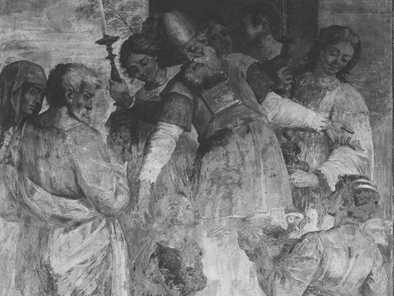 1620-Lorenzo Greuter - Presentazione di Maria Vergine al tempio - Chiesa di S. Maria Portae Paradis, Roma